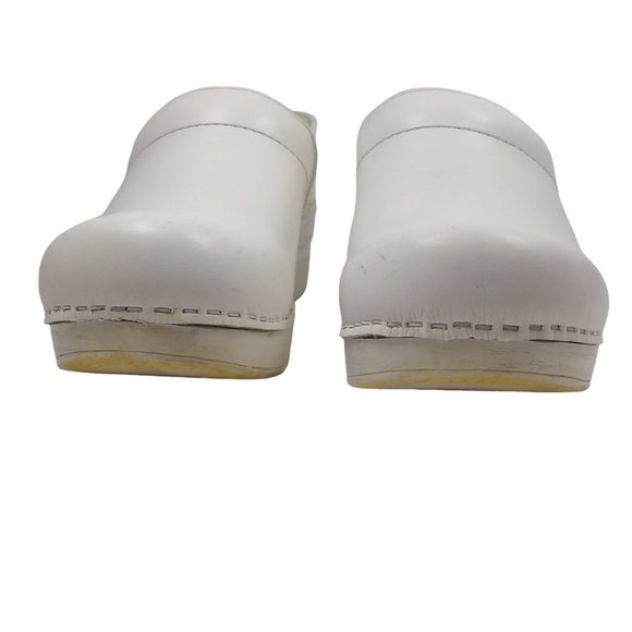 Dansko Women's Professional Padded Collars Full Grain Leather Clogs Size 6.5-7 - Picture 7 of 12